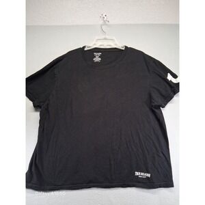 True Religion Men Black TShirt Size XL Short Sleeves
